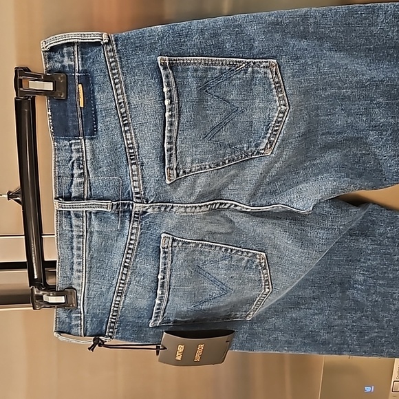 💕MOTHER SUPERIOR💕 The Ditcher Crop Jeans ~ Running With Scissors 25 NWT - Picture 14 of 16